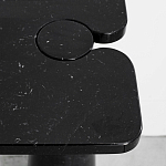 Консоль чёрная на 2-х конусообразных ножках Eros варинант исполнения - 1 | Loft Concept в Краснодаре