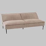 Диван современный вельветовый прямой Worcester Бежевый  варинант исполнения - 4 | Loft Concept в Краснодаре