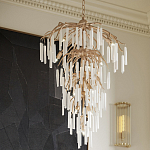 Люстра многоярусная с трубчатыми подвесками Dripping Crystals варинант исполнения - 5 | Loft Concept в Краснодаре