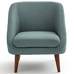 Кресло бирюзовое Pauley Turquoise Armchair варинант исполнения - 2 | Loft Concept в Краснодаре
