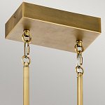 Люстра подвесная прямоугольная цвета латунь Kichler варинант исполнения - 3 | Loft Concept в Краснодаре