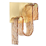 Бра волнистой формы из фактурного стекла Wave варинант исполнения - 5 | Loft Concept в Краснодаре