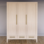 Большой Шкаф Primo Светлый дуб с 3 дверьми и 3 выдвижными ящиками варинант исполнения - 1 | Loft Concept в Краснодаре