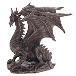 Декоративная статуэтка Дракон Dragon Brown Statuette варинант исполнения - 3 | Loft Concept в Краснодаре