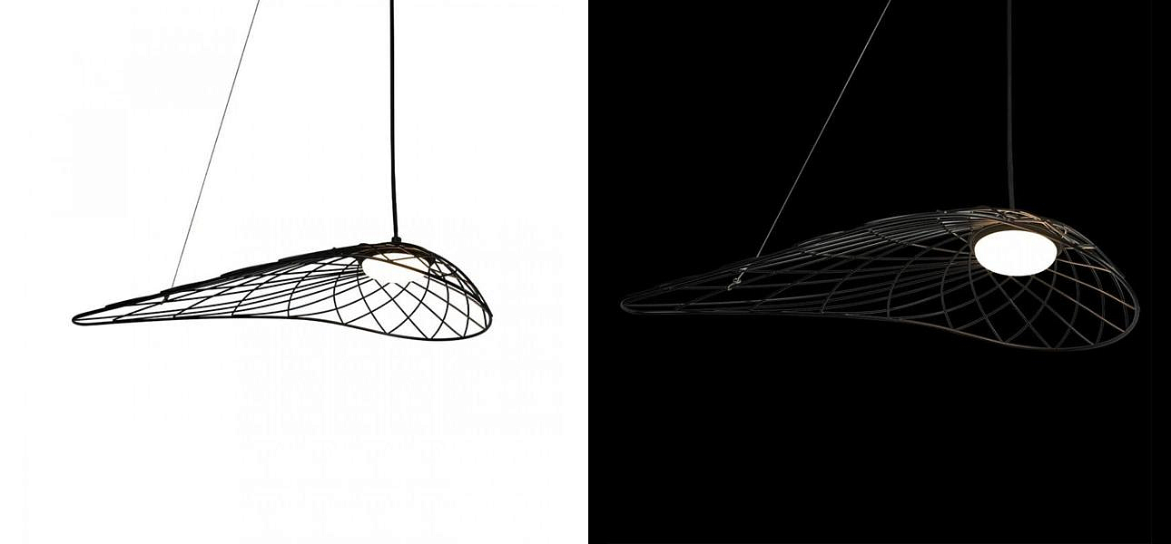 Светильник подвесной Friture Vertigo Pendant Black 57 см Светильник подвесной Friture Vertigo Pendant Black 57 см - Loft-Concept в Краснодаре