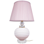 Настольная лампа керамическая Pink lampshade варинант исполнения - 1 | Loft Concept в Краснодаре
