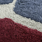 Чехол на подушку с рисунком серо-синего цвета Elan Textured варинант исполнения - 4 | Loft Concept в Краснодаре