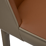 Стул барный с терракотовой обивкой из экокожи Spectacular High Chair варинант исполнения - 3 | Loft Concept в Краснодаре