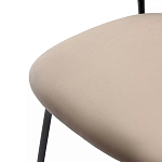 Стул Singer Chair без подлокотников светло-коричневый Велюр варинант исполнения - 5 | Loft Concept в Краснодаре