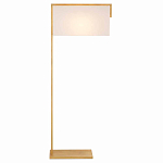 Торшер с прямоугольным абажуром на золотом металлическом каркасе Rectangular Plane  варинант исполнения - 4 | Loft Concept в Краснодаре