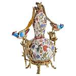 Ваза из фарфора с птицами и цветочной росписью Garden of Eden варинант исполнения - 1 | Loft Concept в Краснодаре