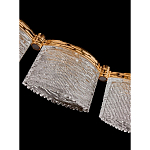 Люстра линейная с текстурными овальными абажурами Splendor Palace Style варинант исполнения - 4 | Loft Concept в Краснодаре