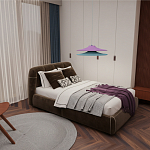 Подвесной вязаный светильник в двухцветном исполнении «Двойной Токио»  варинант исполнения - 3 | Loft Concept в Краснодаре