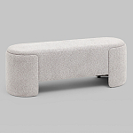 Банкетка Taks букле светло-серый варинант исполнения - 1 | Loft Concept в Краснодаре