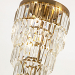 Многоярусная люстра с прямоугольными хрустальными подвесками Allard Crystal Chandelier варинант исполнения - 2 | Loft Concept в Краснодаре