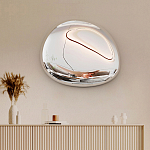 Абстрактная скульптура на стену в виде капли воды Water Outline варинант исполнения - 4 | Loft Concept в Краснодаре