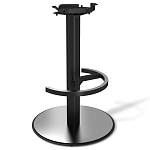 Барный стул вращающийся со спинкой и подлокотниками Douglas Rhombus Синий Велюр варинант исполнения - 3 | Loft Concept в Краснодаре