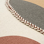 Подушка декоративная с геометрическим узором и плетенными вставками Divine Abstractions варинант исполнения - 2 | Loft Concept в Краснодаре