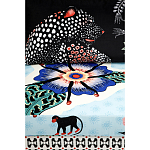 Большой Трехместный Диван с цветным принтом Qalakabusha Large Sofa варинант исполнения - 7 | Loft Concept в Краснодаре