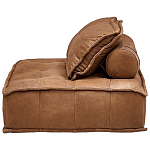 Модульное коричневое кожаное кресло Caron Leather Armchair варинант исполнения - 4 | Loft Concept в Краснодаре