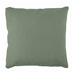 Подушка декоративная хлопковая мятного цвета с абстрактным принтом Elysian Flow Breeze варинант исполнения - 2 | Loft Concept в Краснодаре