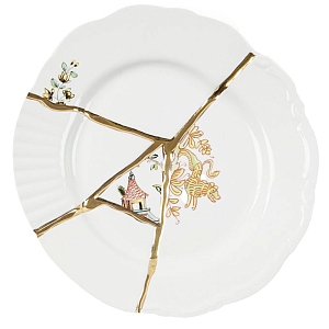 Десертная тарелка Seletti Kintsugi