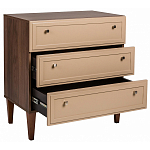 Комод бежевый из массива бука с 3-мя ящиками Wenge Light варинант исполнения - 3 | Loft Concept в Краснодаре