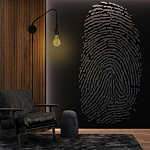 Барельеф FINGERPRINT варинант исполнения - 3 | Loft Concept в Краснодаре