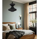 Подвесной вязаный черный светильник «Моника» варинант исполнения - 4 | Loft Concept в Краснодаре