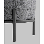 Пуф Стоун букле Fluffy темно-серый варинант исполнения - 4 | Loft Concept в Краснодаре