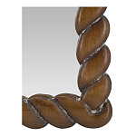 Зеркало с текстурной рамой из натурального дерева  Pine Wall Mirror варинант исполнения - 3 | Loft Concept в Краснодаре