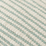 Чехол на подушку мятного цвета с бахромой и объемным узором Ethnic mix варинант исполнения - 2 | Loft Concept в Краснодаре