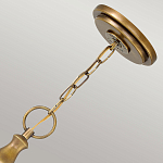 Люстра подвесная цвета латунь с прозрачным овальным стеклянным плафоном Hinkley варинант исполнения - 3 | Loft Concept в Краснодаре