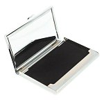 Визитница карманная металлическая с накладкой из натурального камня Яшма Stone Business Card Holders варинант исполнения - 3 | Loft Concept в Краснодаре