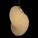 Подвесной светильник белый с фигурным тканевым плафоном White Whirlwinds варинант исполнения - 4 | Loft Concept в Краснодаре