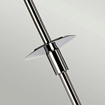 Подвесной светильник хромированного цвета с граненым прозрачным стеклянным плафоном Elstead Lighting варинант исполнения - 6 | Loft Concept в Краснодаре