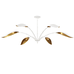 Люстра белая с плафонами в виде лепестков Delicate Flower варинант исполнения - 4 | Loft Concept в Краснодаре