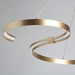 Люстра подвесная светодиодная в виде волнообразной ленты Ribbon Vortex варинант исполнения - 23 | Loft Concept в Краснодаре