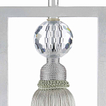 Торшер с прямоугольным тканевым абажуром на белом мраморном основании Silver Threads варинант исполнения - 2 | Loft Concept в Краснодаре