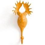Настенный крючок голова оленя Deer Wall Hook Mustard варинант исполнения - 1 | Loft Concept в Краснодаре