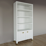 Книжный Стеллаж Elsa Dreams White с задней стенкой варинант исполнения - 2 | Loft Concept в Краснодаре