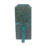 Часы погон ВС подарочные настольные из натурального камня Змеевик Military Clock варинант исполнения - 18 | Loft Concept в Краснодаре