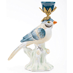 Фарфоровый подсвечник с птицей Eden Garden варинант исполнения - 2 | Loft Concept в Краснодаре