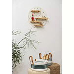 Корзина для хранения с ручками плетеная Interlacement Green  варинант исполнения - 4 | Loft Concept в Краснодаре