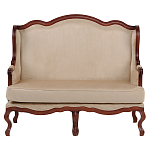 Диван двухместный из натурального бука бежевый Solid Luxury варинант исполнения - 1 | Loft Concept в Краснодаре