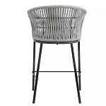 Стул барный с декоративным плетением на спинке и подлокотниках Chair Weave варинант исполнения - 4 | Loft Concept в Краснодаре