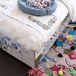 Дизайнерская кровать с системой хранения варинант исполнения - 4 | Loft Concept в Краснодаре