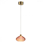 Подвесной светильник с прозрачным стеклянным плафоном округлой формы Effervia  варинант исполнения - 4 | Loft Concept в Краснодаре