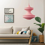 Подвесной вязаный розовый светильник «Моника» варинант исполнения - 4 | Loft Concept в Краснодаре