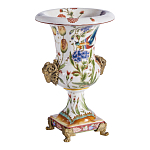 Ваза из фарфора с бронзовыми Овнами Bronze Aries варинант исполнения - 3 | Loft Concept в Краснодаре